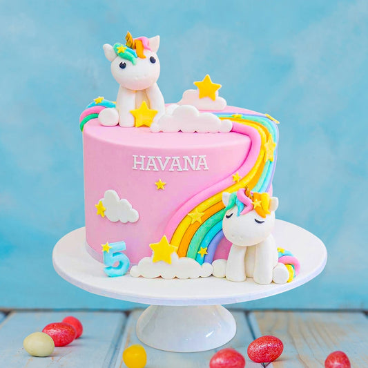 Heaven Unicorn Fondant Cake