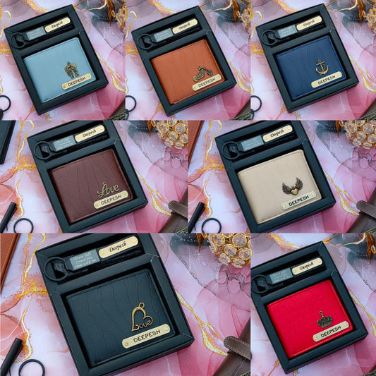 Minimalist Wallet & Sleek Keychain Set