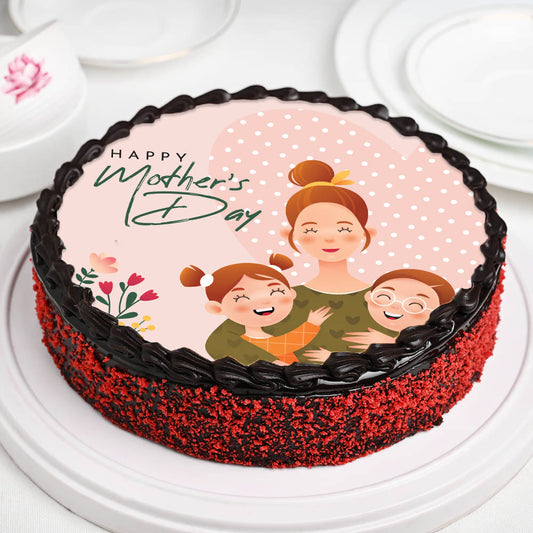 Sentimental Mothers Day Truffle Cake
