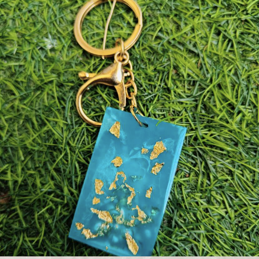 Beautiful resin squire keychain