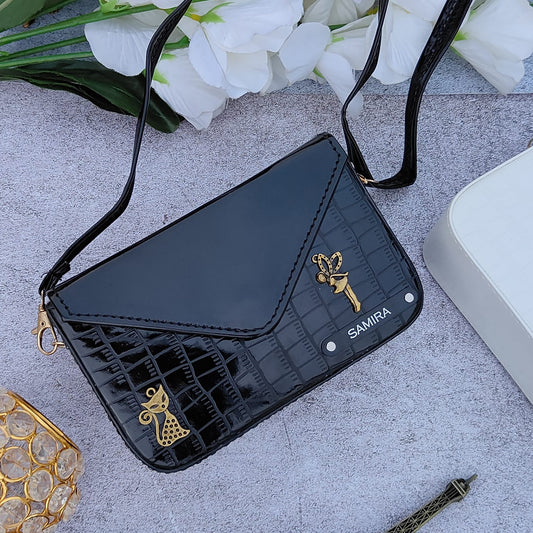 Customised Croc Leather sling Bag