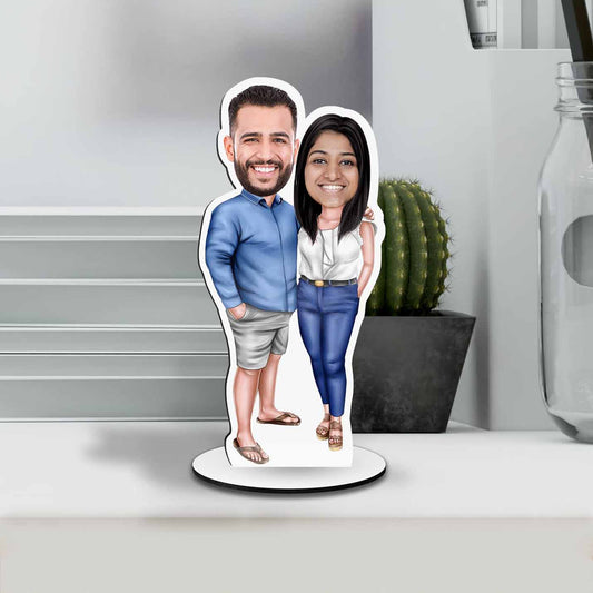 Personalised Couple Caricature Table Top