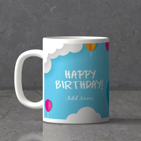 Happy Birthday Named Personalized Mug