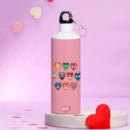 Personalized Marvel Love Sipper water Bottle